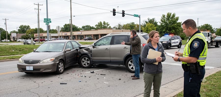 After a Car Accident in Raytown, Missouri