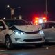 What happens if a driverless car crashes